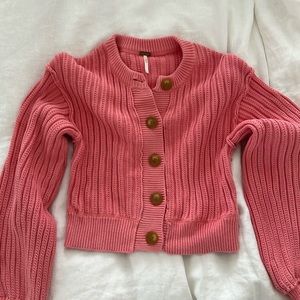 Free people cropped cardigan
